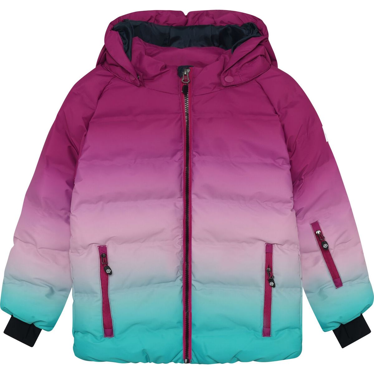 Color Kids Ski Jacket Quilt & Gradient 742825 wild aster (6261) 104 742825-6261-104