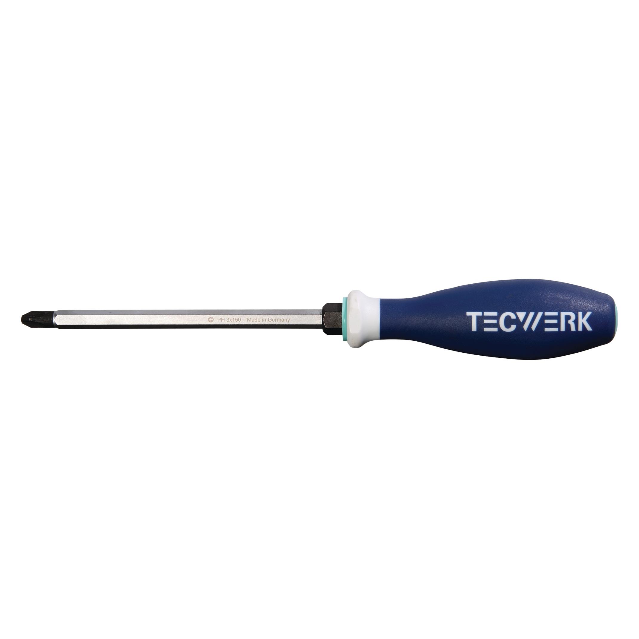 Tecwerk Schraubendreher Grösse PH 3 Klingenlänge 150 mm 3-Komponentengriff 6-Kant Klinge / Ansatz (2000827062)
