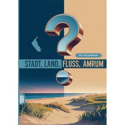 Stadt, Land, Fluss, Amrum, Taschenbuch von Grübelgold Rätselhefte, Grübelgold, 978-3-693-19351-8