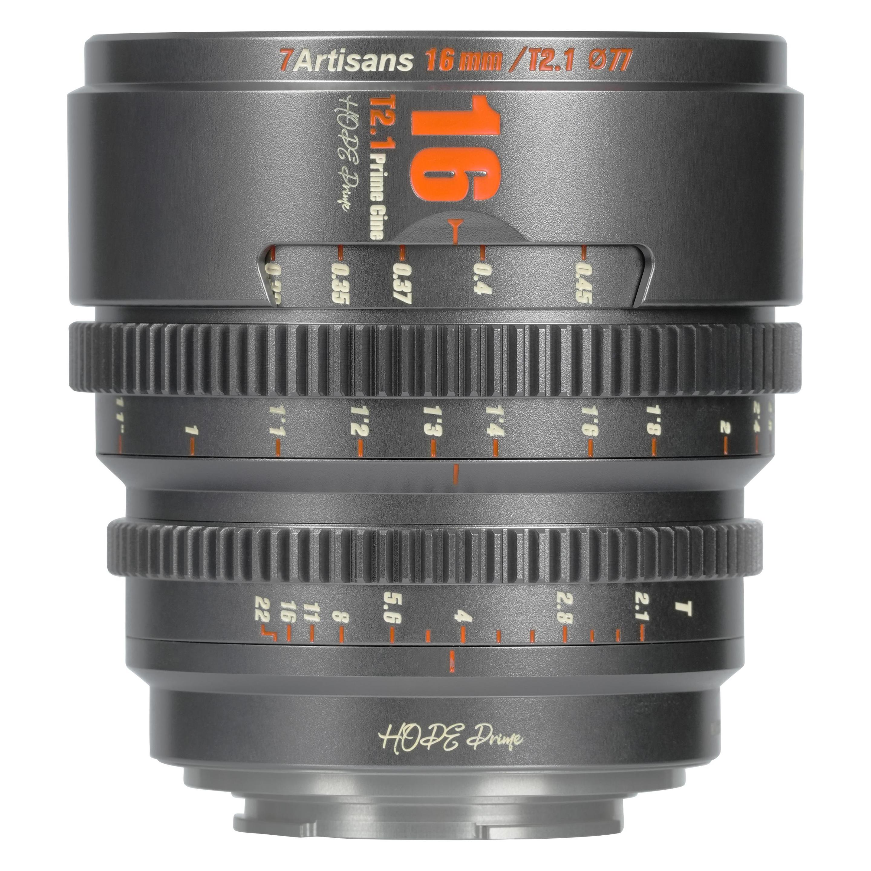 7artisans Festbrennweite 16mm T/2.1 - Sony E-Mount, Objektivtyp (Sony E) (16T21TG-E)