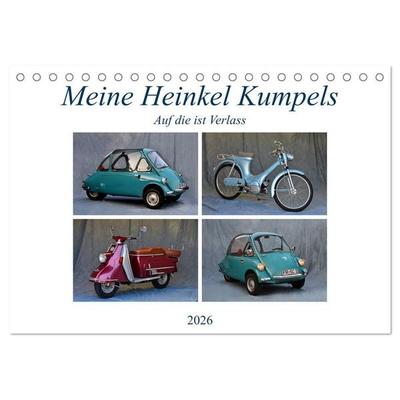 Meine Heinkel Kumpels (Tischkalender 2026 DIN A5 quer), CALVENDO Monatskalender