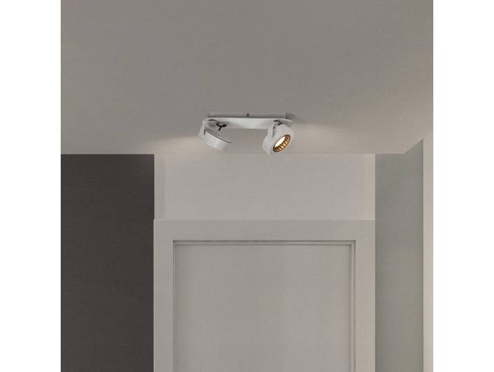 LEDVANCE LED-Deckenstrahler Venus, 3.000 K, 2-fl., weiß Venus, weiß / opal, für Wohn- / Esszimmer, Metall, Modern