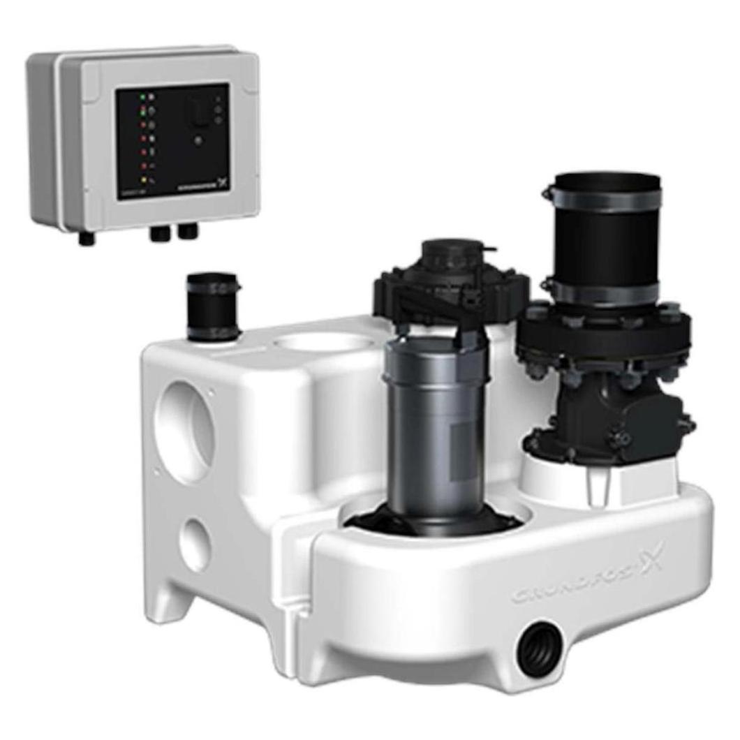 Grundfos Hebeanlage Multilift MSS 11.1.2, 1,1 kW, 1x230 V (Schmutzwasserpumpe) (97901037)