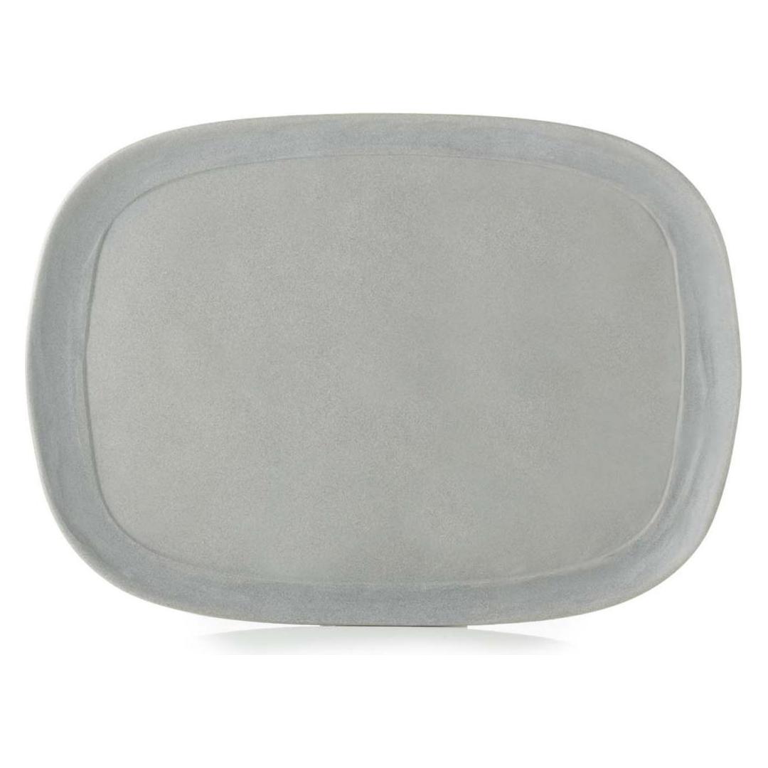 Revol No.W Rechteckiger Teller 33cm Rohes Grau recy. Material (25415568)