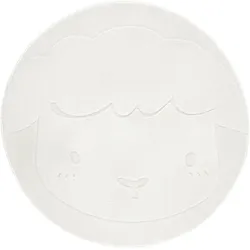 Kinderteppich Schafi Weiß Ø ca. 80cm