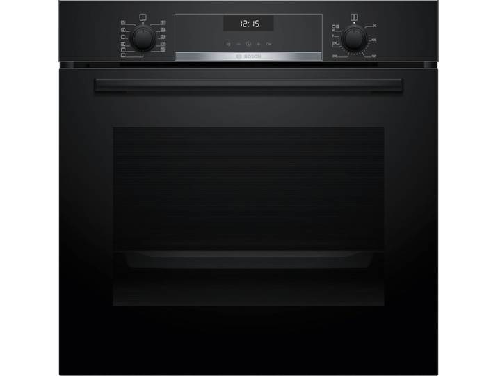 Bosch Einbau-Backofen-Set, HBG537BB4 + PIF645BB5E, Einbau-Backofen, Induktionskochfeld, HBD635CS65, ID HBD635CS65