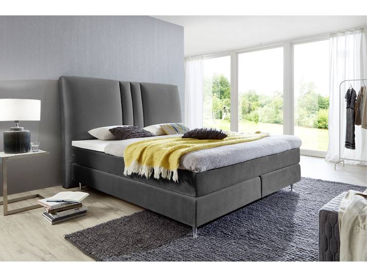 ATLANTIC home collection Rita mit Topper und hohen Kopfteil