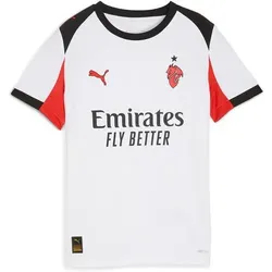 PUMA Kinder Trikot AC Milan Auswärts, Größe 140 in Weiß Weiß