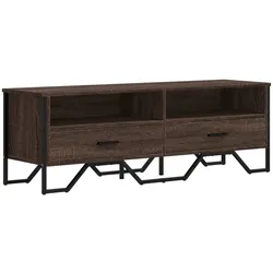vidaXL TV-Schrank Braun Eichen-Optik 122x34x41 cm Holzwerkstoff