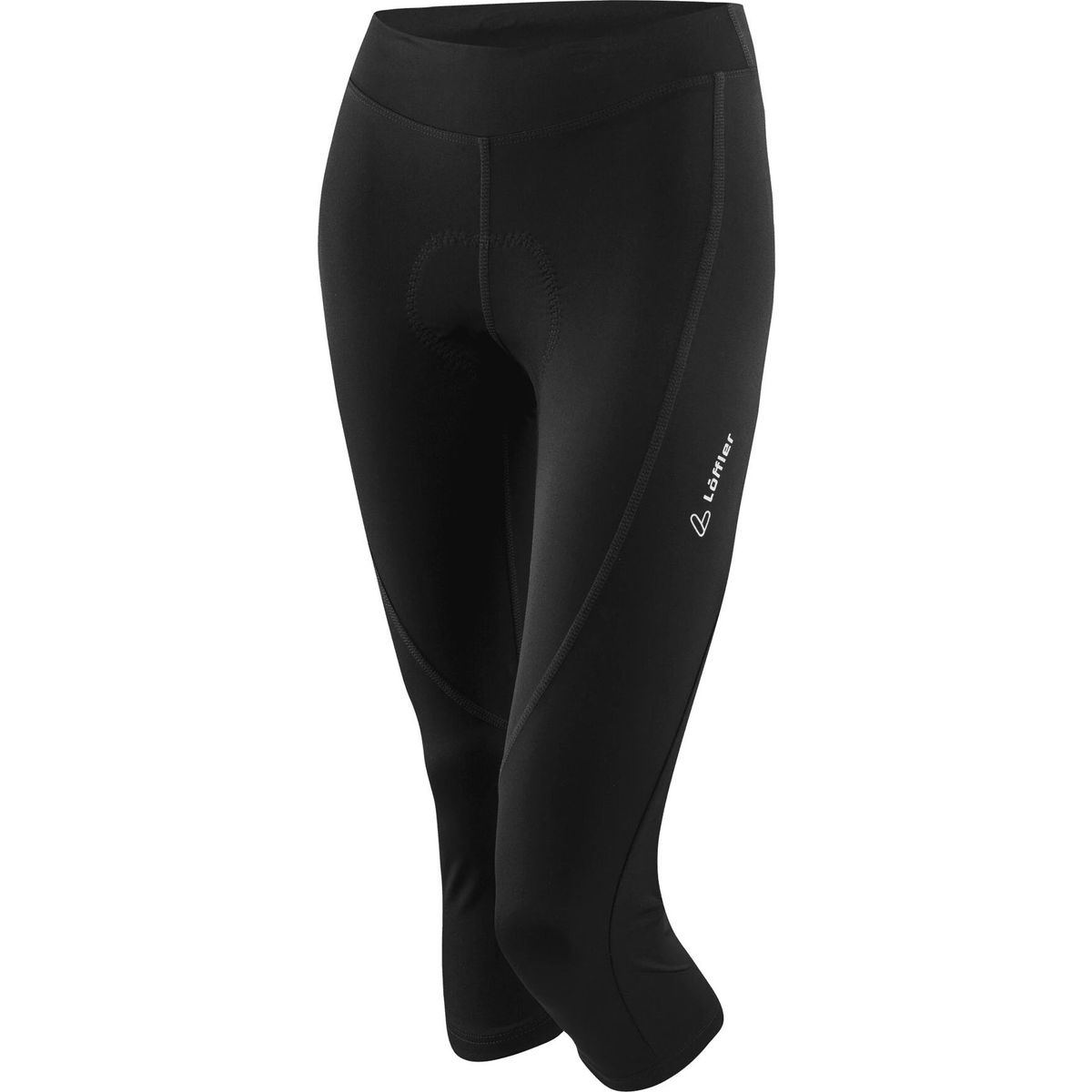 Löffler Women 3/4 Bike Tights Tour II black (990) 50 25724-990-50