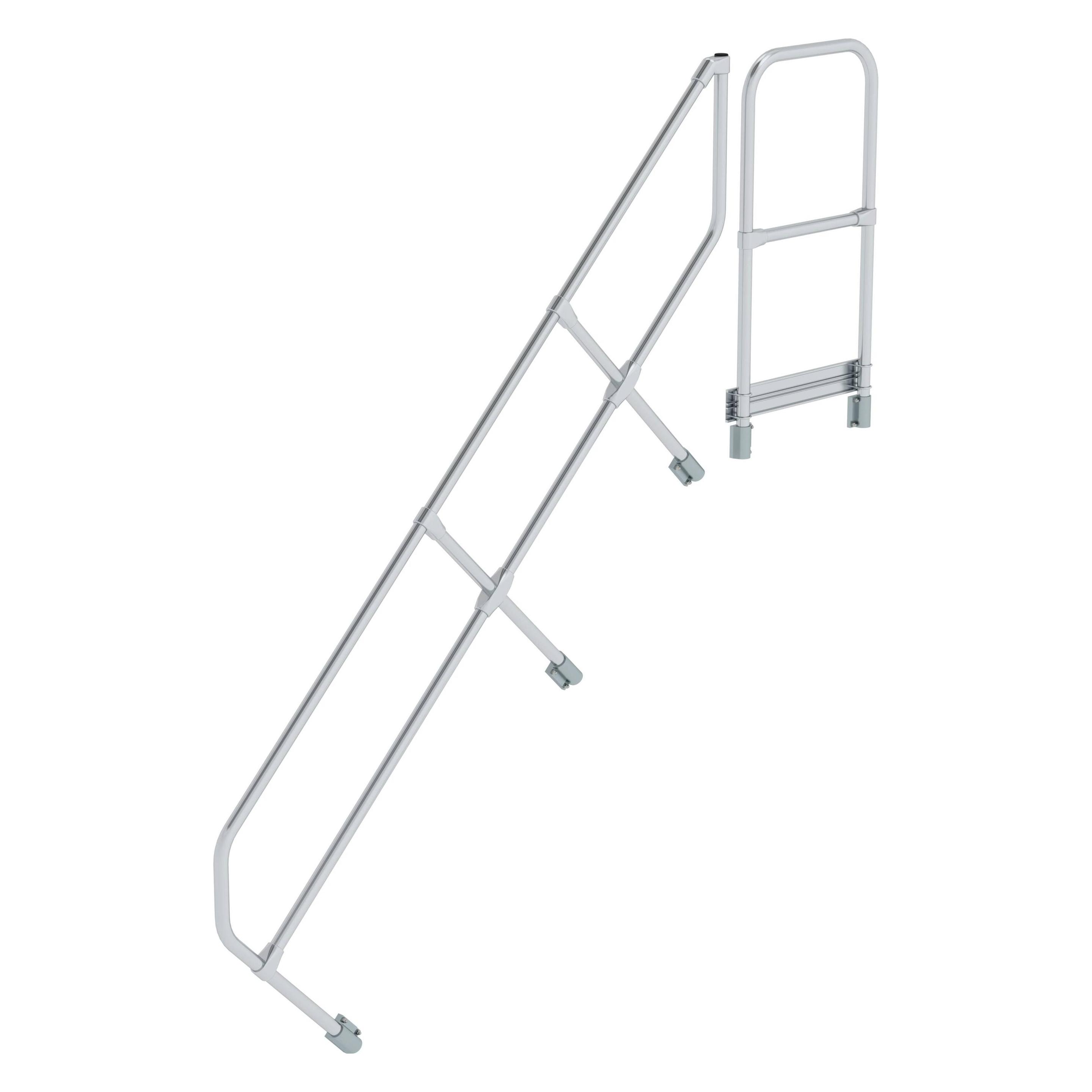 Munk Zweiter Handlauf für Treppe mit Plattform 45° 8 Stufen (46 cm) (600508)