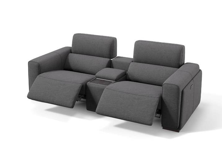 Stoff 4D 2-Sitzer LENTA Kinosofa Sofa Kinocouch Stoffsofa