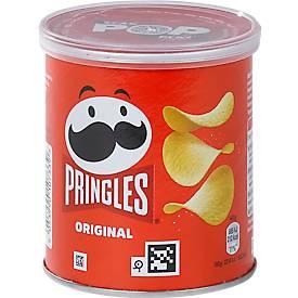 Chips Pringles Original, vegane Kartoffelchips mit dezenter Salznote, 12 Dosen mit jeweils 40 g, in Karton