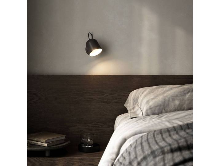 DFTP by Nordlux Designer Wandleuchte Angle, dimmbar, schwarz, für Wohn- / Esszimmer, Metall, Modern, Wandlampe