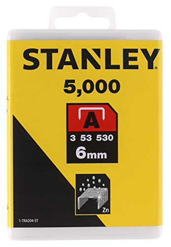 Stanley Nieten type A van gegalvaniseerd staal, 6 mm, 5000 stuks