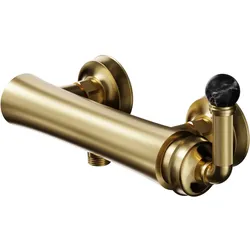 Steinberg Serie 355 Metamorphosis Aufputz-Einhebelmischer 1⁄2′′ für Dusche, 3551200BG, Farbe: Brushed Gold