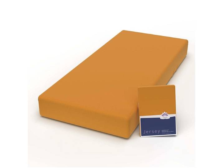 LOTUS BEDDING Fixleintuch COMFORT 90x200cm orange
