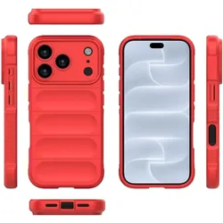 Screenguard CloudCase Apple iPhone 18 Pro Hülle (Apple iPhone 18 Pro), Smartphone Hülle, Rot, Schwarz