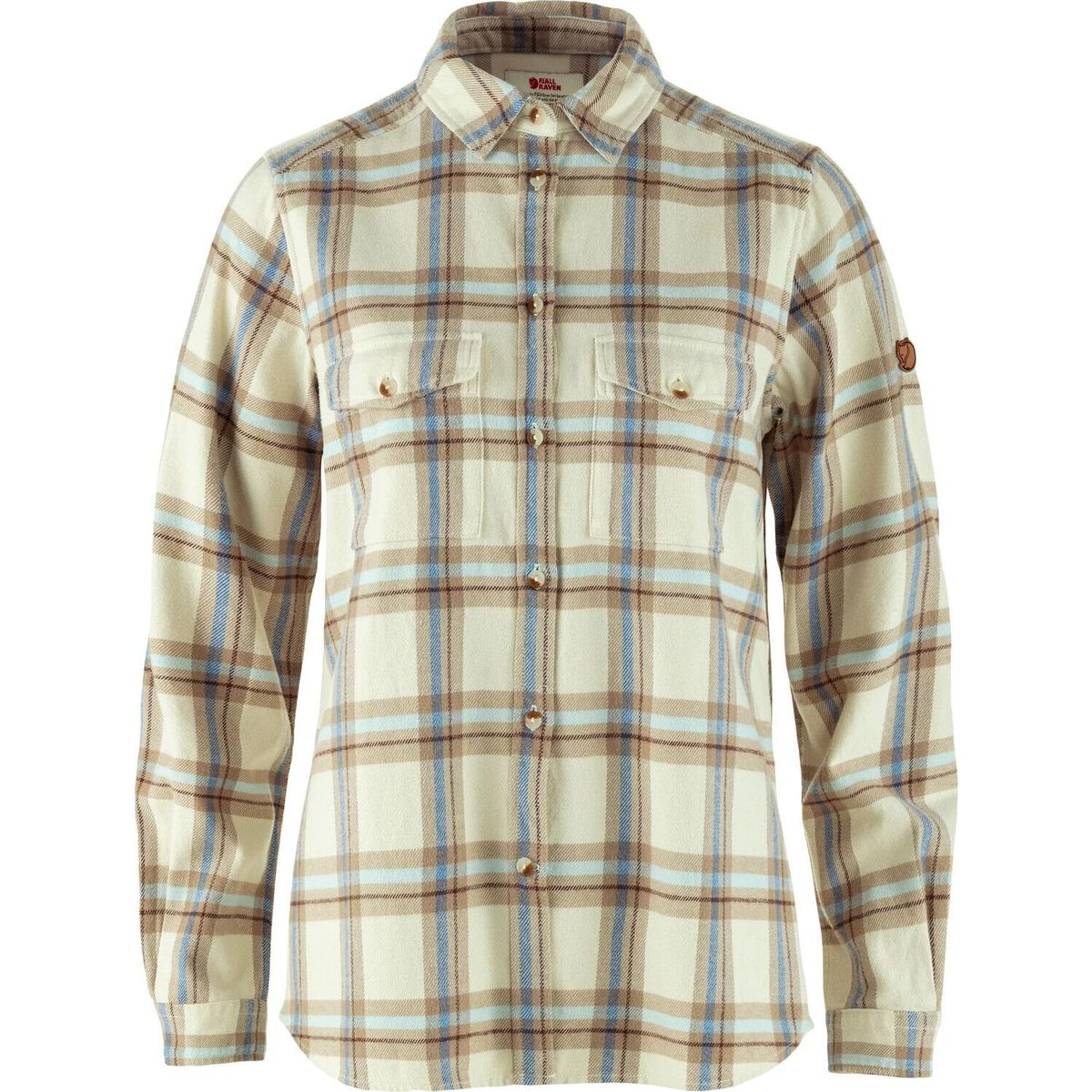 Fjällräven övik Heavy Flannel Shirt W chalk white-fossil (113-118) L F86999-113-118-L