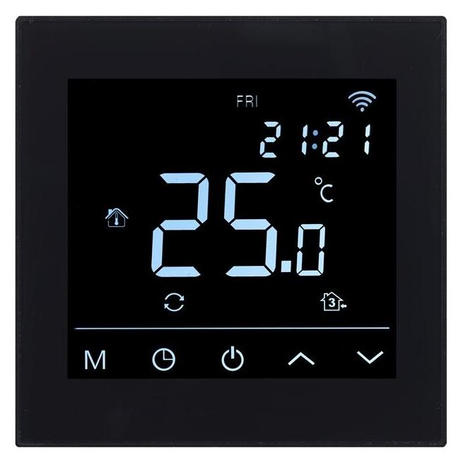 Heatcom Thermostat Hc91 Wifi Black (MIL-53000915)