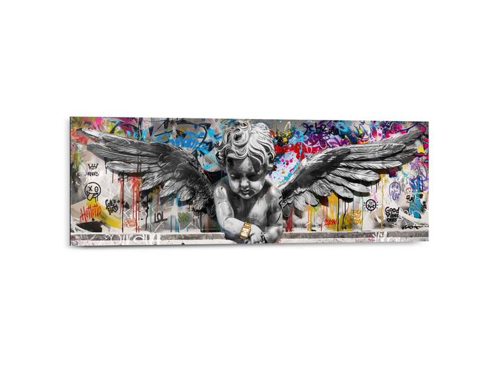 Deco-Panel REINDERS Graffiti-Engel , bunt (farbe bild(er): mehrfarbig), B:90cm H:30cm T:2cm, Bilder, Deco-Panel, Hobbyraum - Mehrfarbig - MDF - Street Art - 90x30 cm