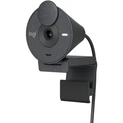 Logitech Brio 300 Full HD USB-C Webcam, Graphite