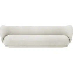 Rico Brushed 4-Sitzer Sofa cremefarbig