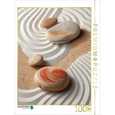 CALVENDO Puzzle Ruhe im Sand - Zen | 1000 Teile Lege-Größe 64x48cm Foto-Puzzle für glückliche Stunden
