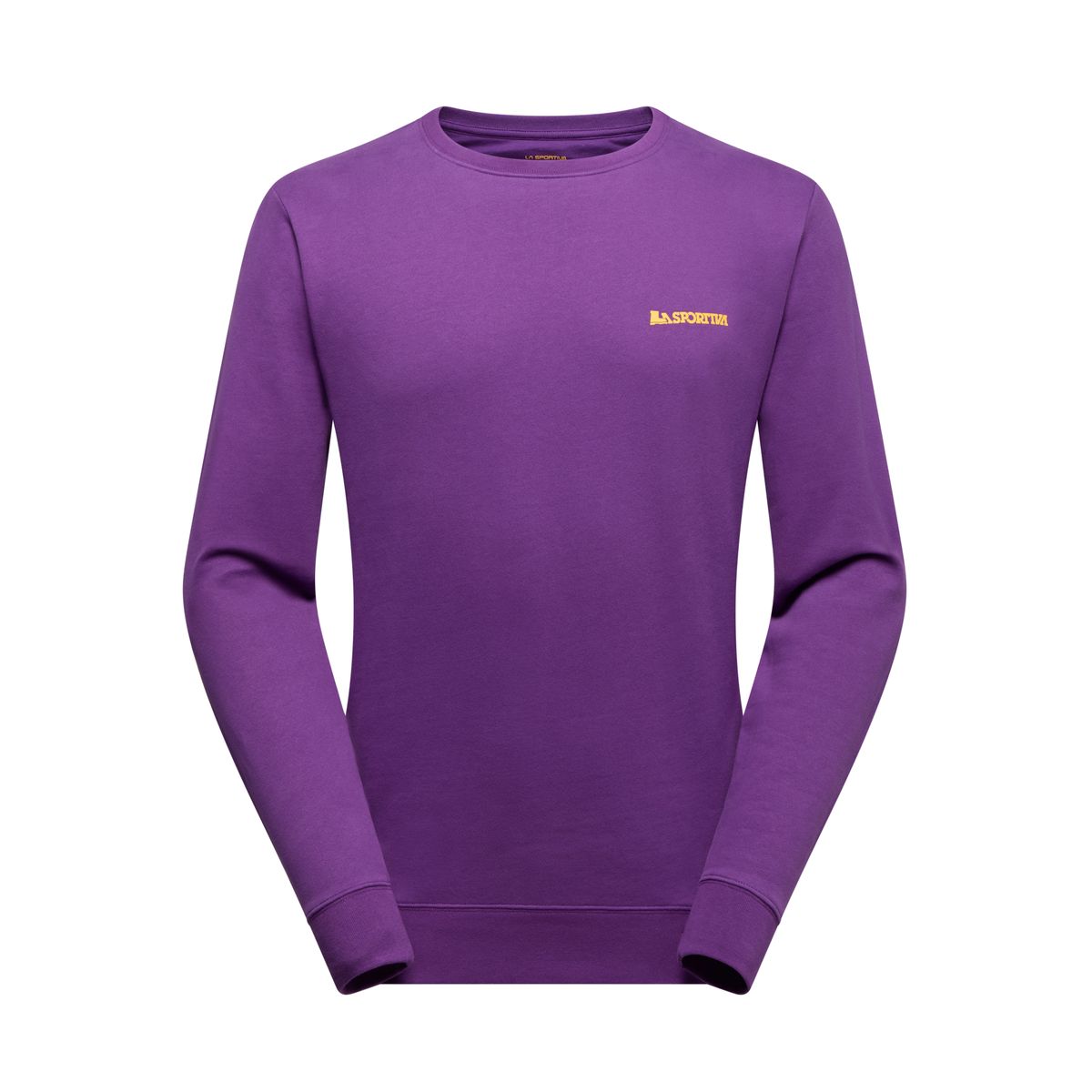 La Sportiva Climbing on The Moon Sweatshirt Men viola/giallo (U07Y08) L ZACW034U07Y08L