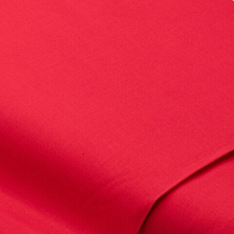 Baumwollstoff Uni "Dana", tomatenrot