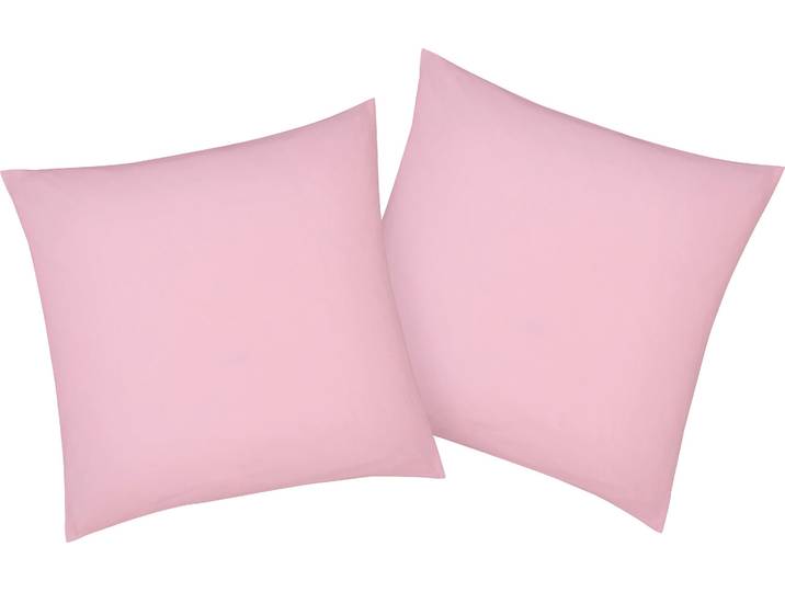 Kissenbezug BELLANA Mako-Jersey-Exclusiv , beige (puder), B:80cm L:80cm, Baumwolle, Obermaterial: 100% Baumwolle, Kissenbezüge, Kissenbezug, aus reiner Baumwolle
