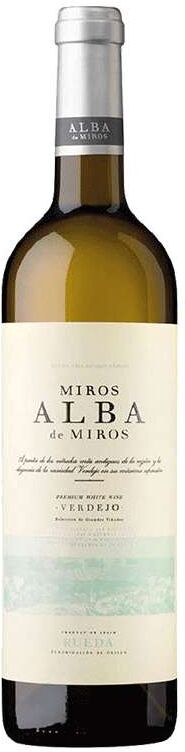 Peñafiel Vino Blanco Alba de Miros Verdejo 2024 D.O. Rueda 75 cl.