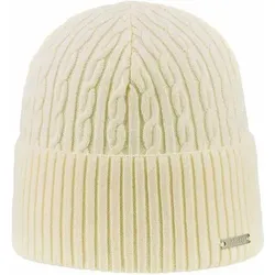 ARECO Damen Mütze Beanie, Größe ONE SIZE in Weiß Weiß