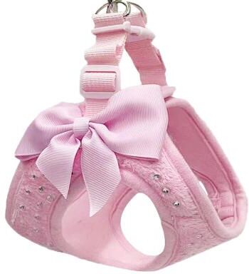 Pet Hub Soft Breathable Dog Chest Harness With Small Diamond Decoration S 2