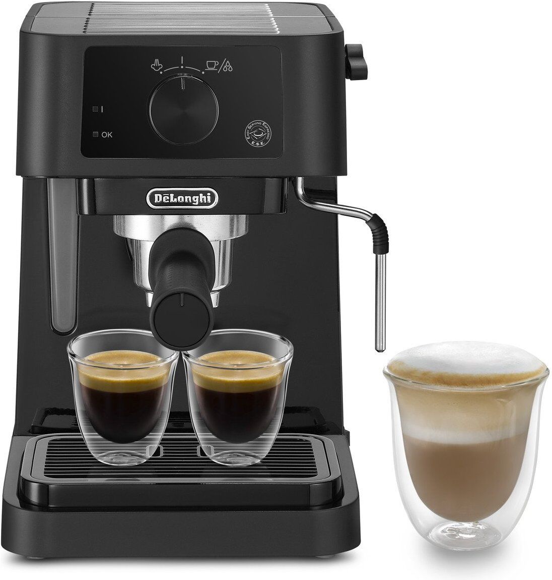 DeLonghi Macchina caffè espresso De Longhi STILOSA Ec235 Bk Black