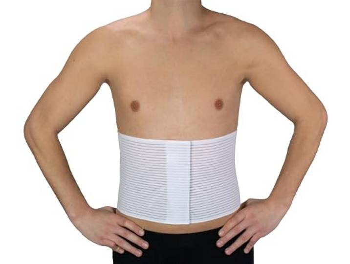 Hydas Bauch- und Rückenstützgürtel, Stützt bei Muskelschwäche und gibt der Wirbelsäule halt, fördert eine aufrechte Körperhaltung, Made in Germany, Gr. 3