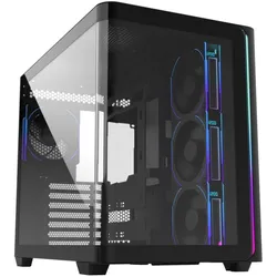 Fortron FSP M580-BP (ATX, mATX, Mini-ITX), PC Gehäuse, Schwarz