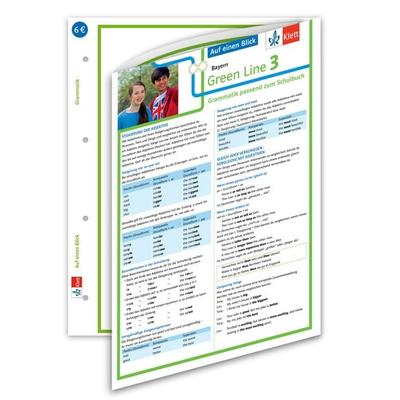 Green Line 3 Bayern Klasse 7 Auf einen Blick. Grammatik passend zum Schulbuch, Taschenbuch von , Klett Lerntraining bei PONS Langenscheidt GmbH,