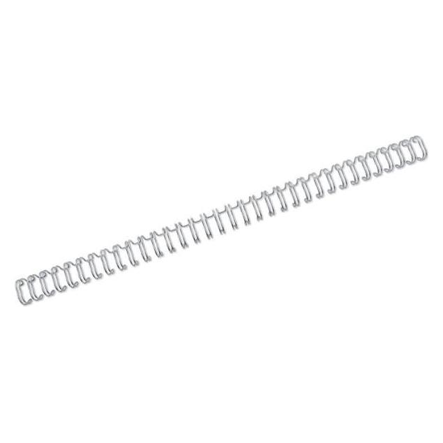 GBC Binderücken Draht 11mm, 34 Ringe, silber, 100 Stk. (RG810797)