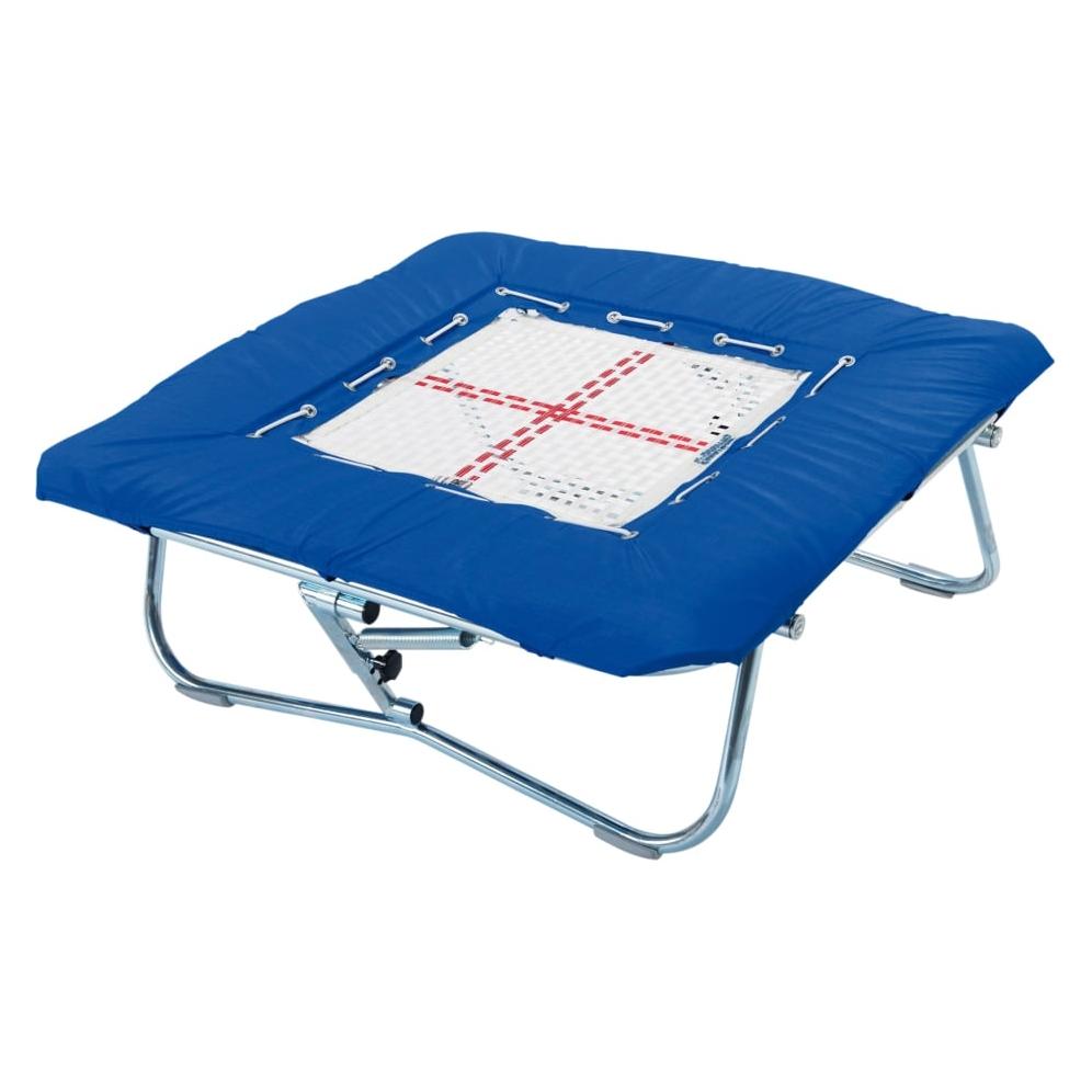 Eurotramp Minitramp mit Stahlfedern, Blau, 112 x 112 cm, 29 kg (50500)