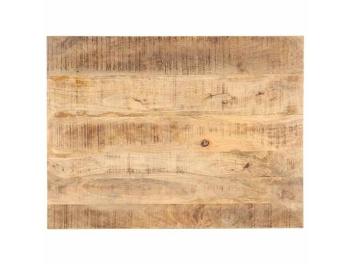GHVBNMF Tischplatte Massivholz Mango 80x70 cm Ersatzplatte Holzplatte Rustikale Echtholzplatte aus Mango-Massivholz für Restaurant, Cafe oder Esszimmer. Robust verarbeitet mit Holzträgern.