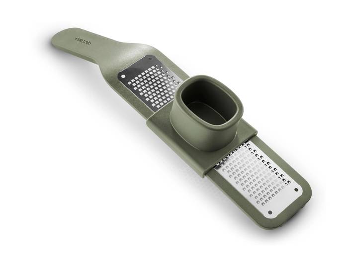Küchenreibe EVA SOLO Micro-Reibe Green tools , grün, B:29cm L:7cm T:6cm, Edelstahl, Kunststoff, Küchenreiben, Küchenreibe