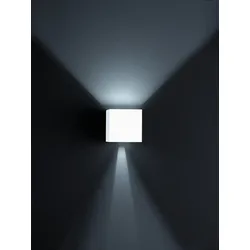 helestra SIRI 44 Wandleuchte IP54 mattweiß #A28242.07