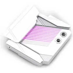 Alphacool Apex Monoblock X870 AORUS ELITE WIFI7 ICE, CPU Wasserkühler, Weiss, Transparent