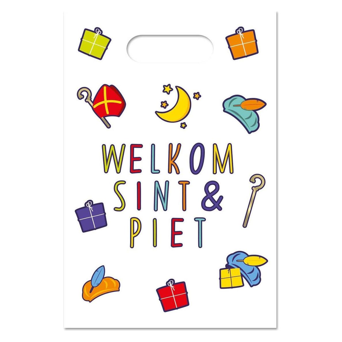 Haza Witbaard Handout-Taschen Welcome Sint & Piet, 6 Stk (6x) (49045662)