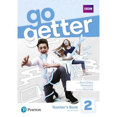 GoGetter 2 Teacher's Book with MyEnglishLab & Online Extra Homework + DVD-ROM Pack, m. 1 Beilage, m. 1 Online-Zugang, Set von Jennifer Heath, Pearson