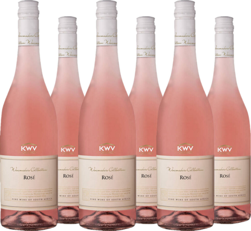 6er Vorteilspaket Shiraz Rosé Western Cape 2025 KWV