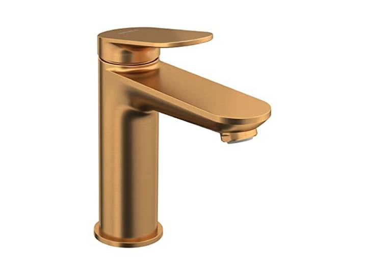 Duravit Wave Mitigeur monocommandé pour lavabo\, saillie 122 mm\, sans garniture découlement\, WA1020002004\, Couleur: bronze brossé