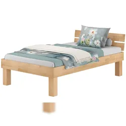 Erst-Holz Hohes Massivholz-Buchebett Echtholz wählbare Größe V-60.80-H