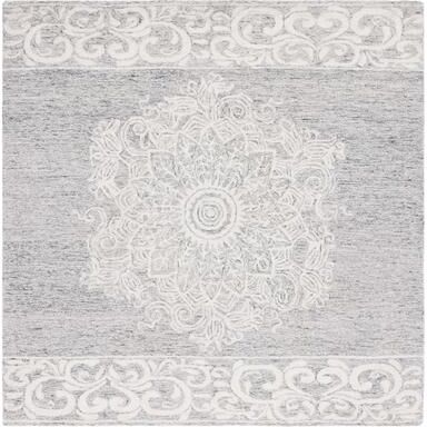 SAFAVIEH Handmade Abstract Julijeta Floral Scroll Wool Rug